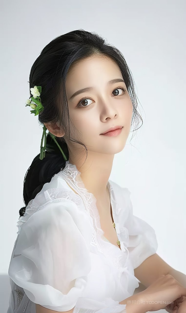 气质护肤魅力高雅美妆少女美白迷人女性