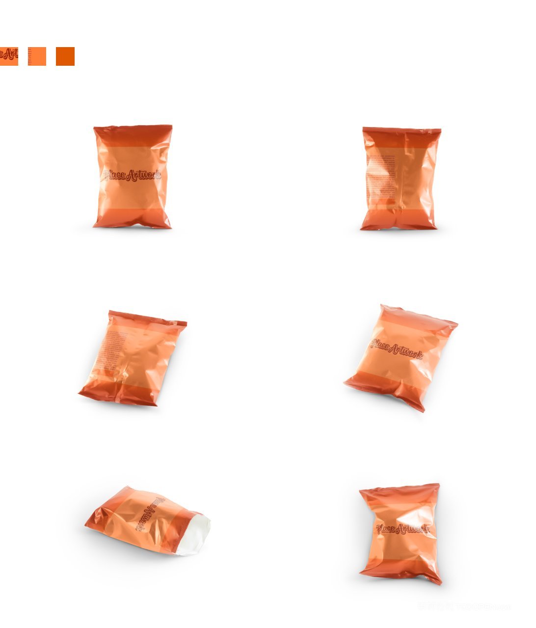 食品塑料包装样机素材