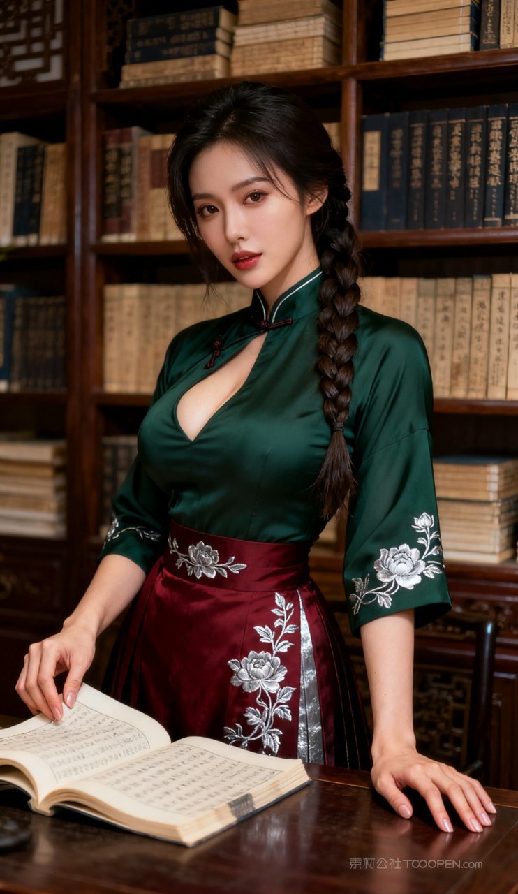 性感汉服美女丰腴古风女性美艳