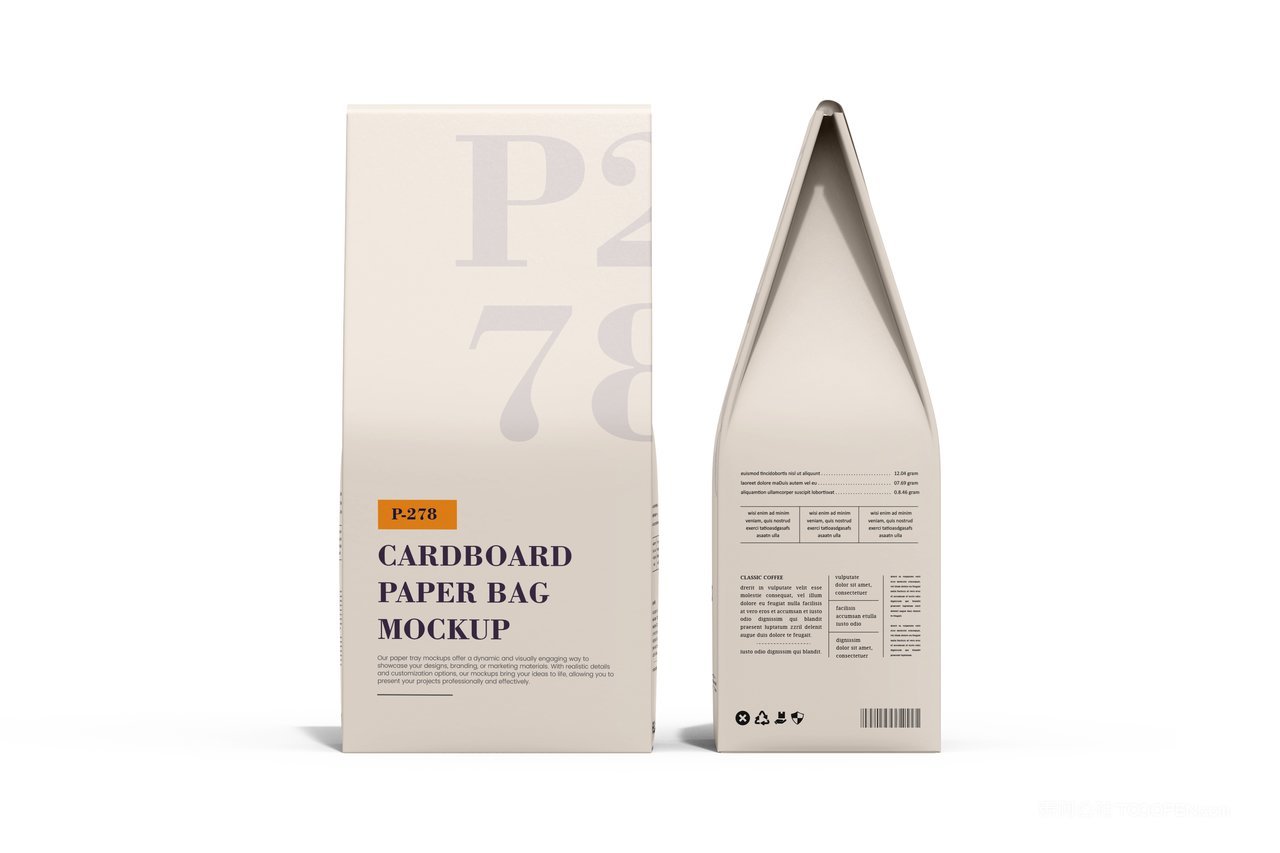 纸咖啡袋包装样机