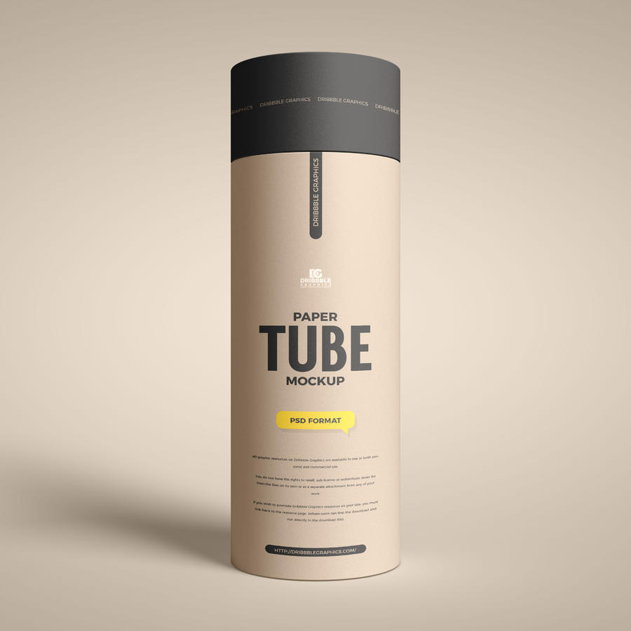 长纸筒样机模板