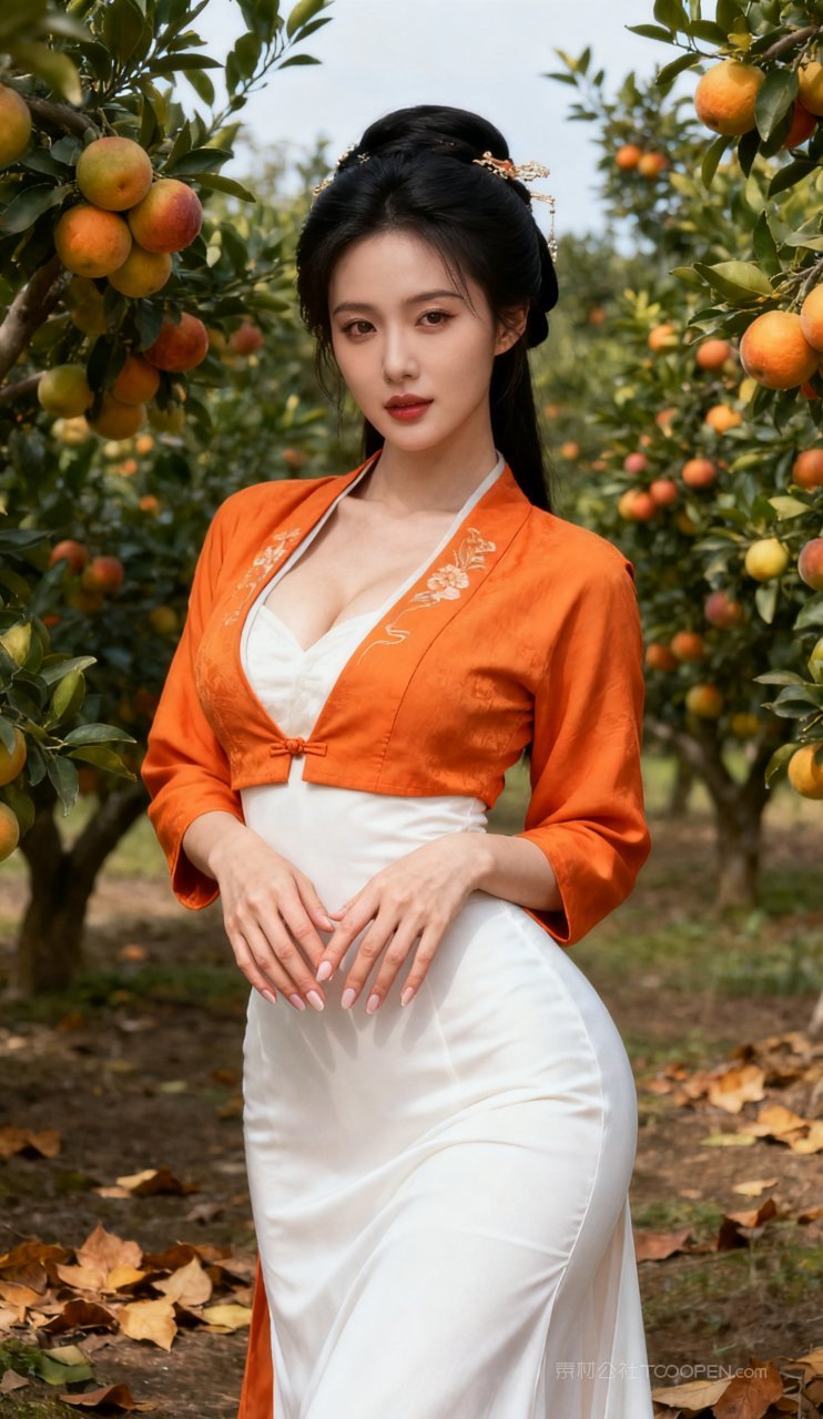 古风女性汉服美艳美女丰腴性感