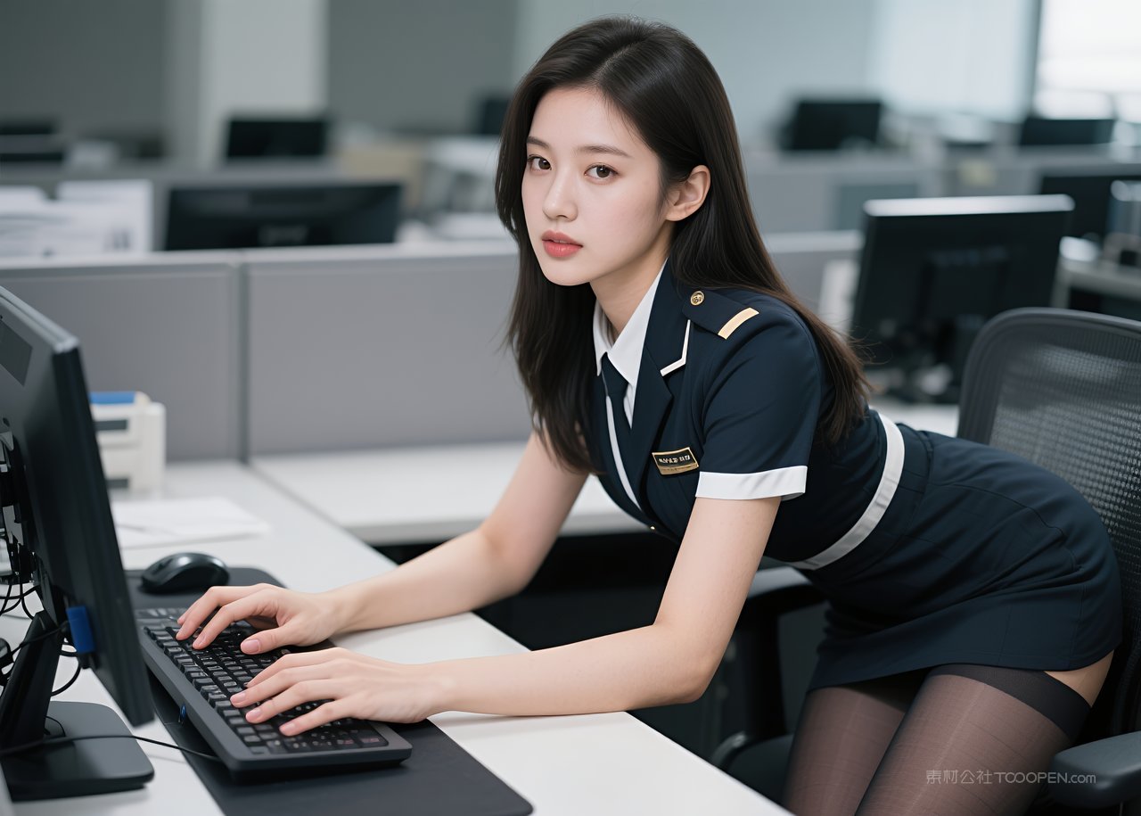 美腿女性性感模特短裙丝袜美女写真职业