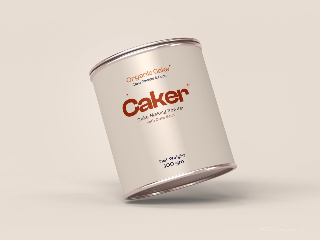 奶粉食品罐样机