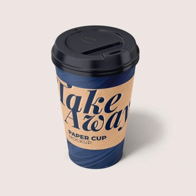 咖啡外带盒样机