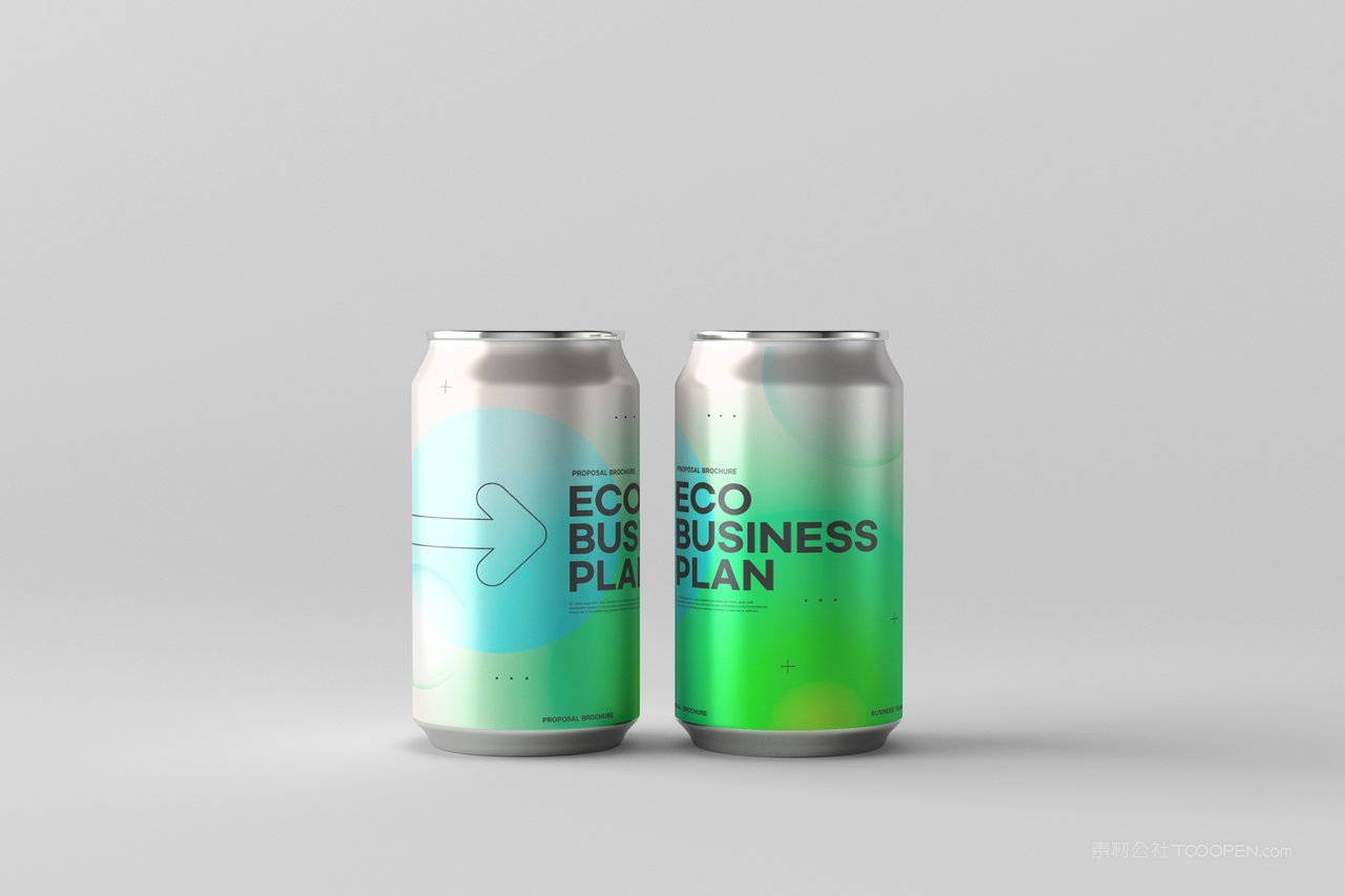 酒瓶饮料易拉罐样机素材模板