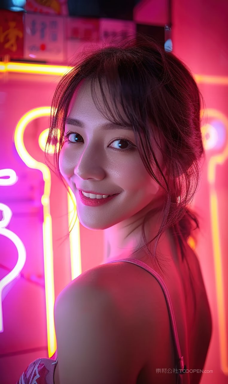 个性青年美女护肤清纯女性时尚美白