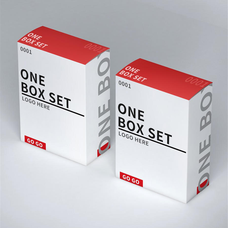 磨砂光面纸盒包装样机