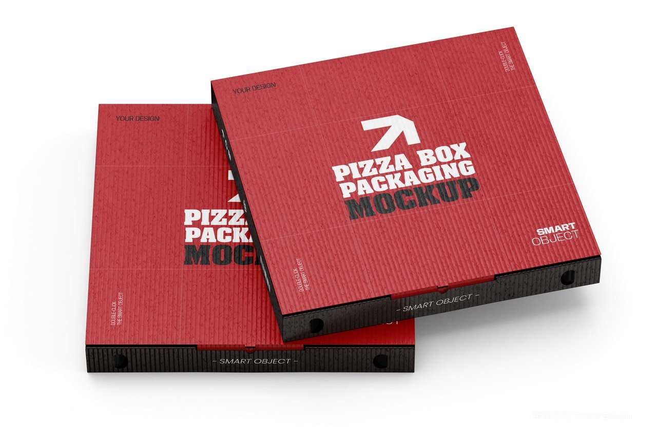 披萨盒包装样机