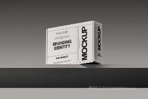 正方形盒子包装样机