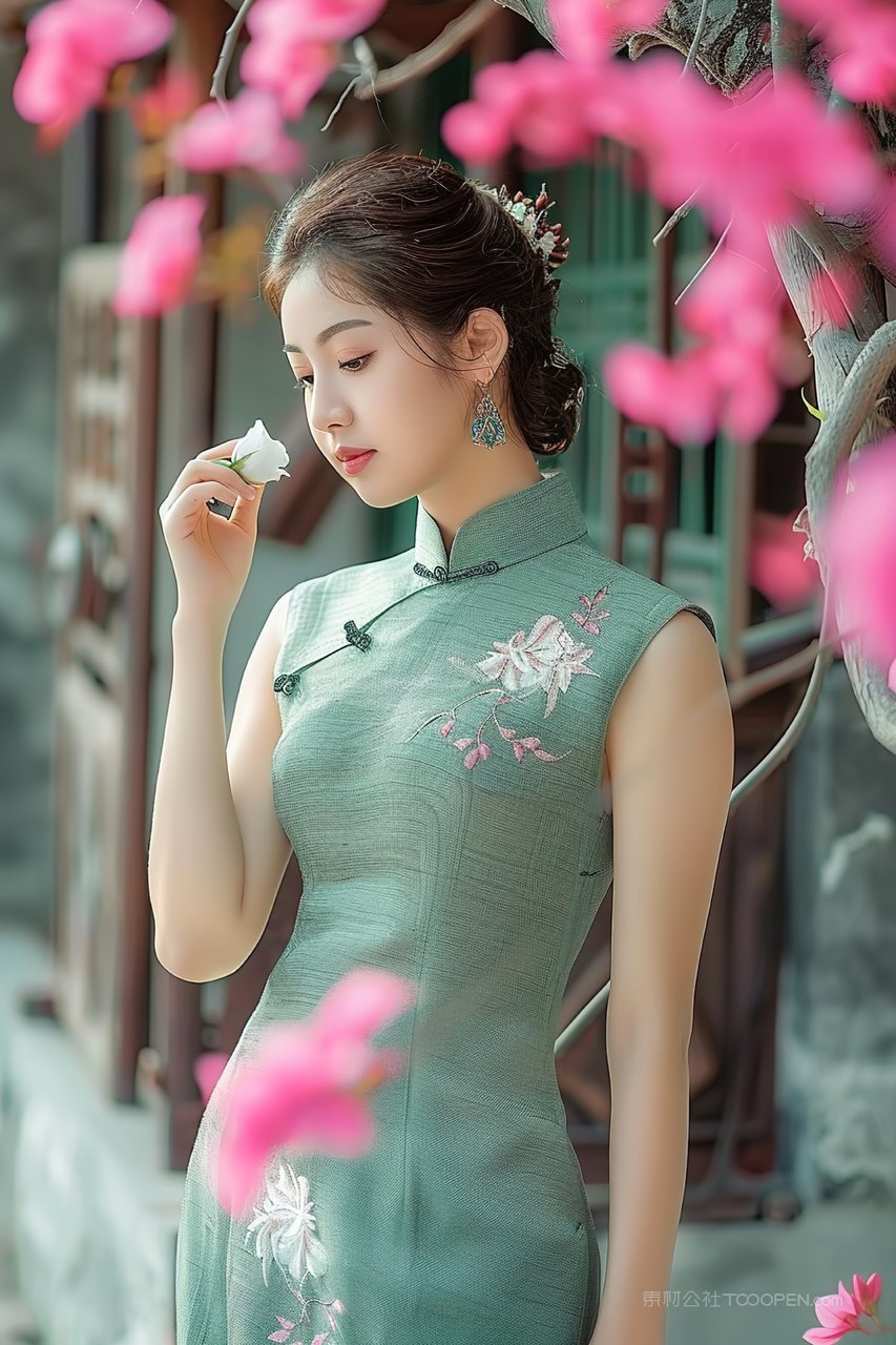 时尚彩妆魅力优美清纯美女青春女性年轻