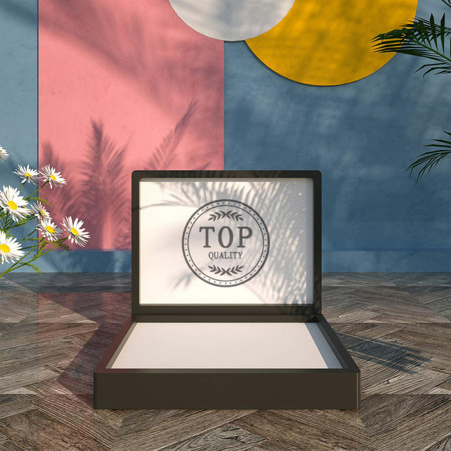 黑色礼品盒包装样机