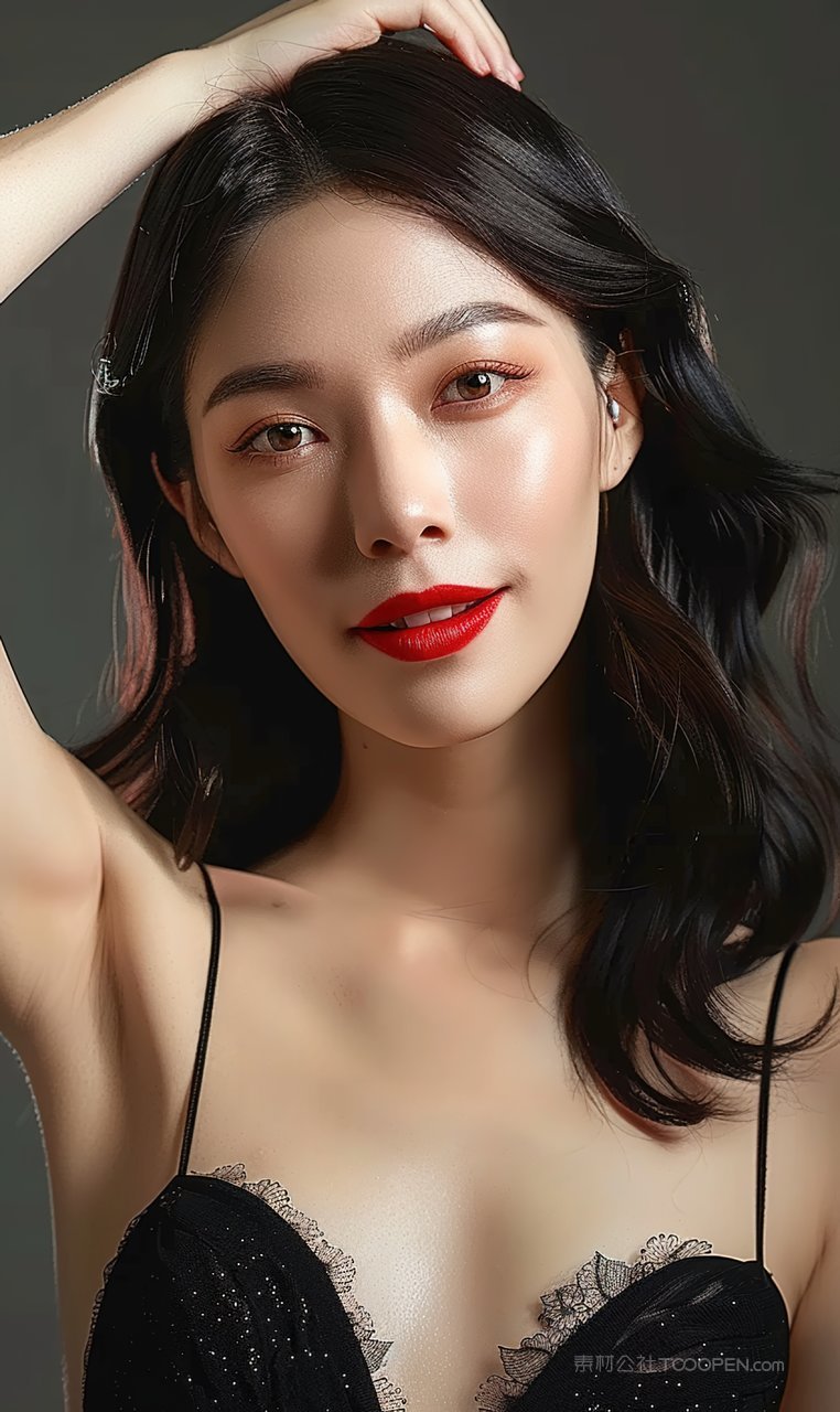 美女时尚清纯魅力彩妆美容优美