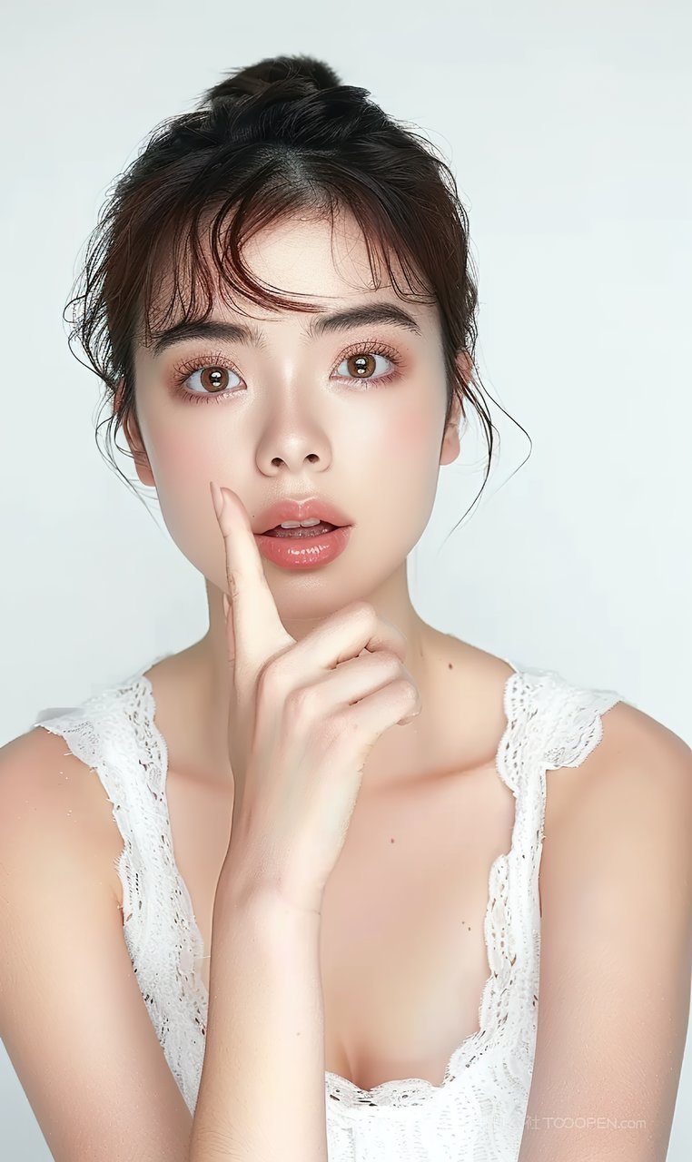 活力气质青春女性魅力盛装美容美发美女彩妆