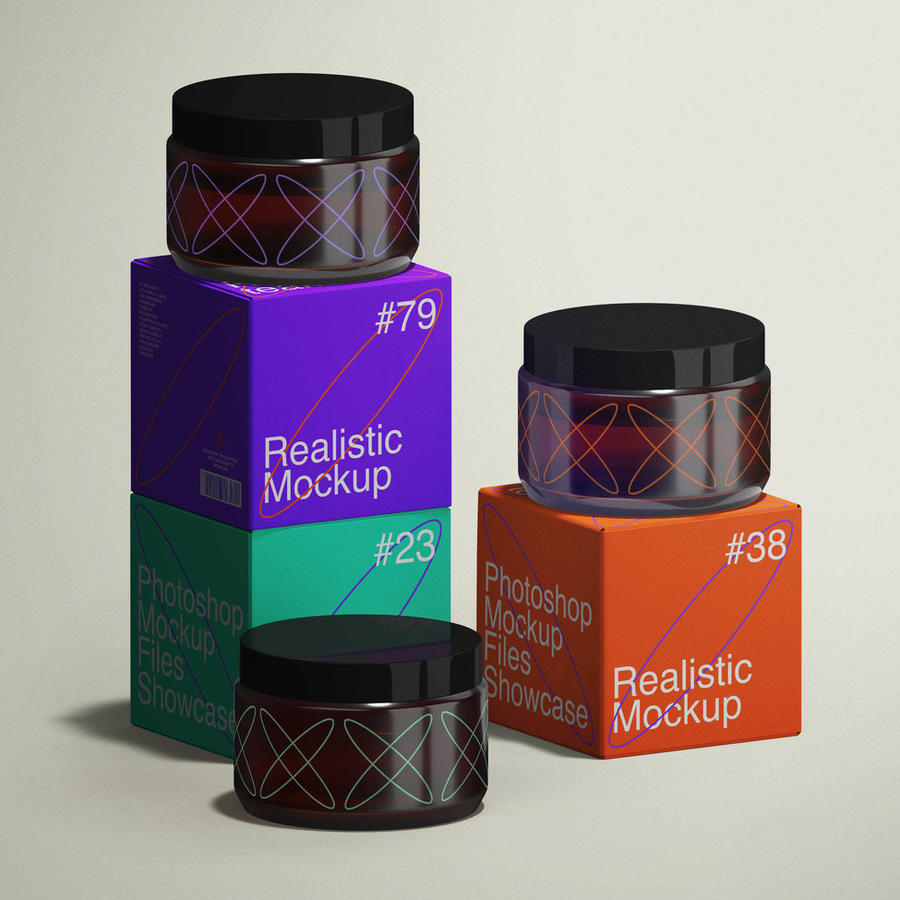 化妆品面霜样机