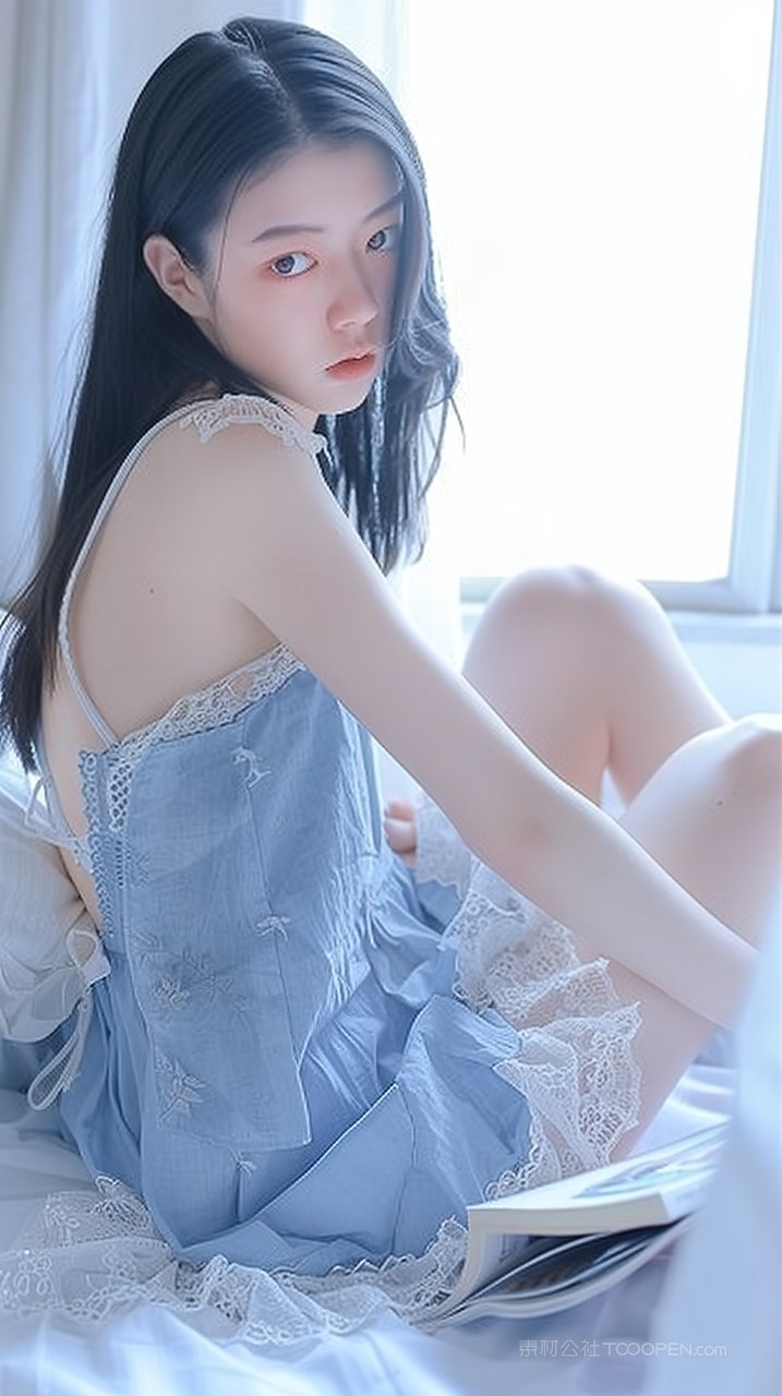 模特写真少女清纯美女甜美年轻