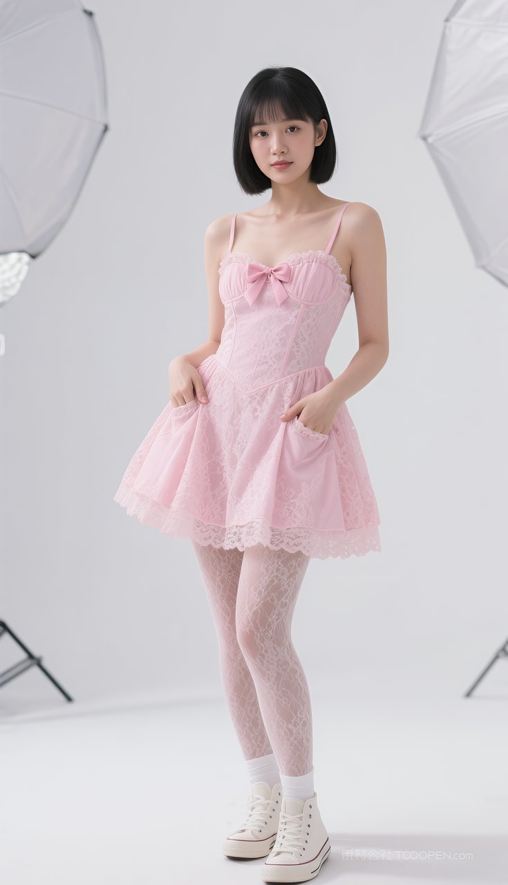 美艳短裙丝袜美女性感少女长腿