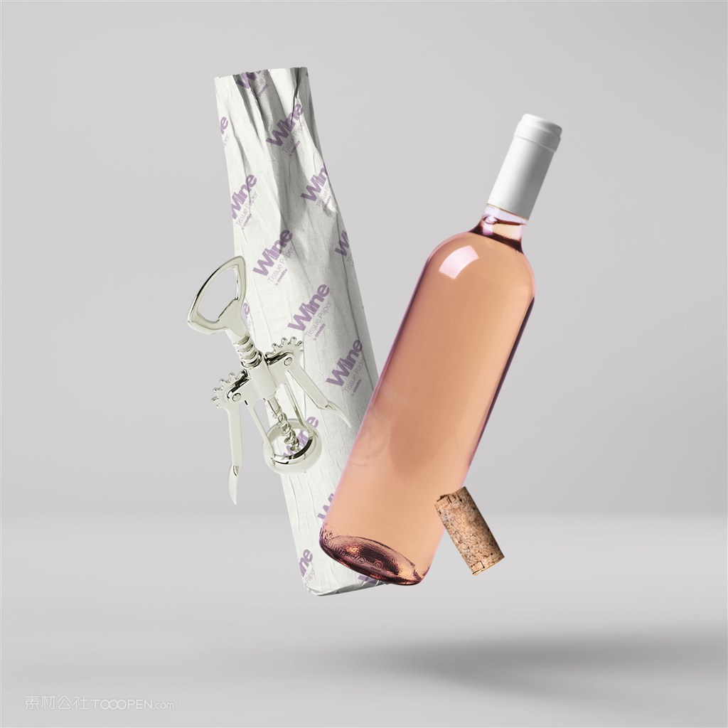 红酒包装定制logo印刷红酒包装隔层纸样机