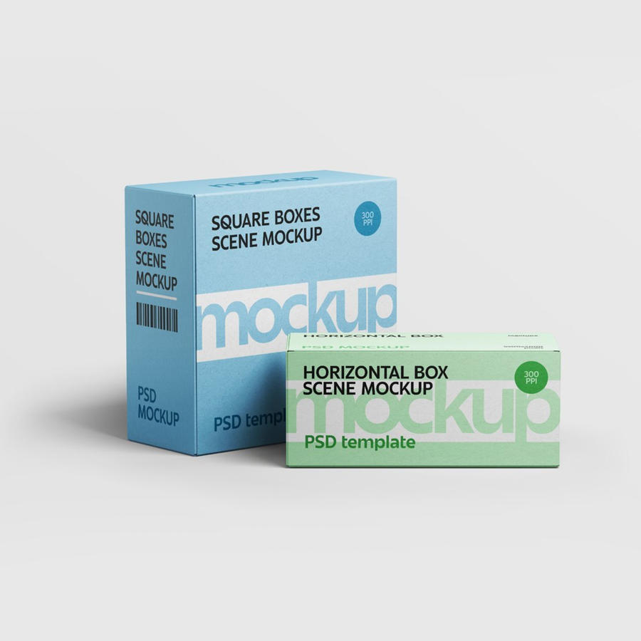 产品包装盒样机