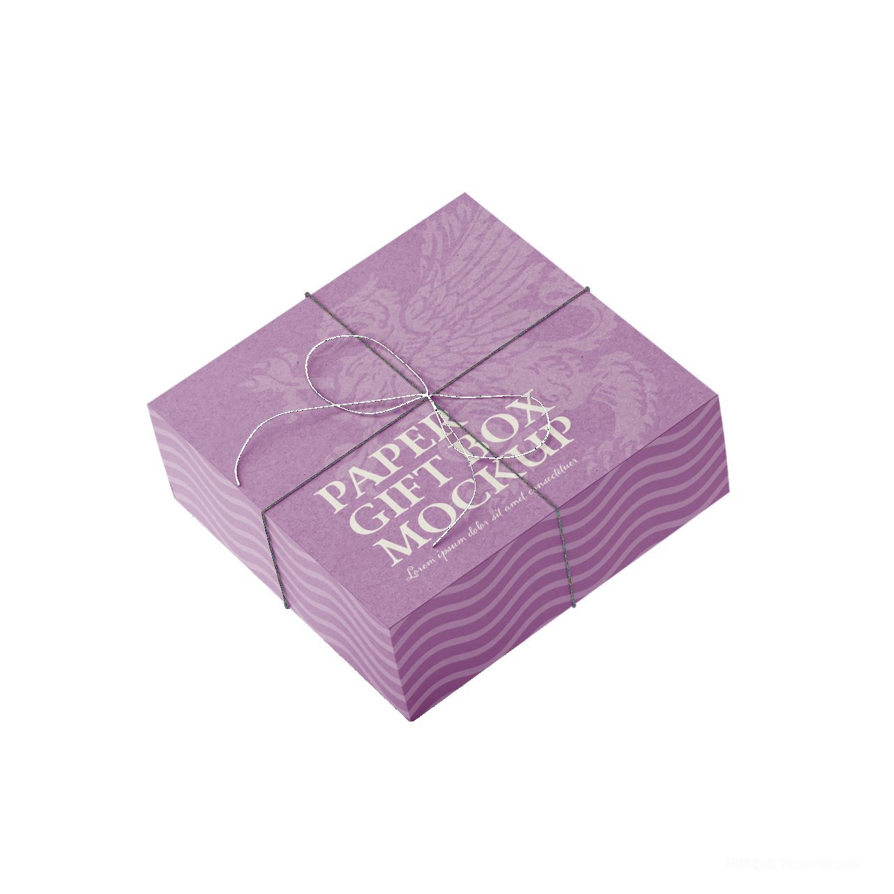 哑光硬纸板礼品盒样机