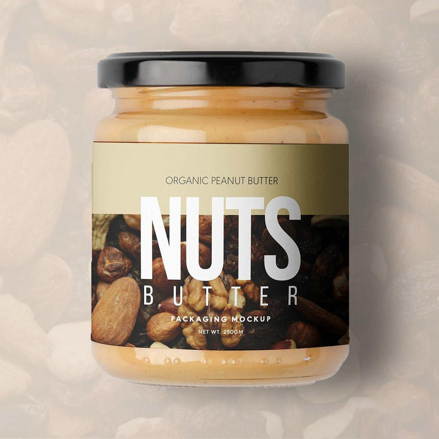 食品包装瓶标签样机