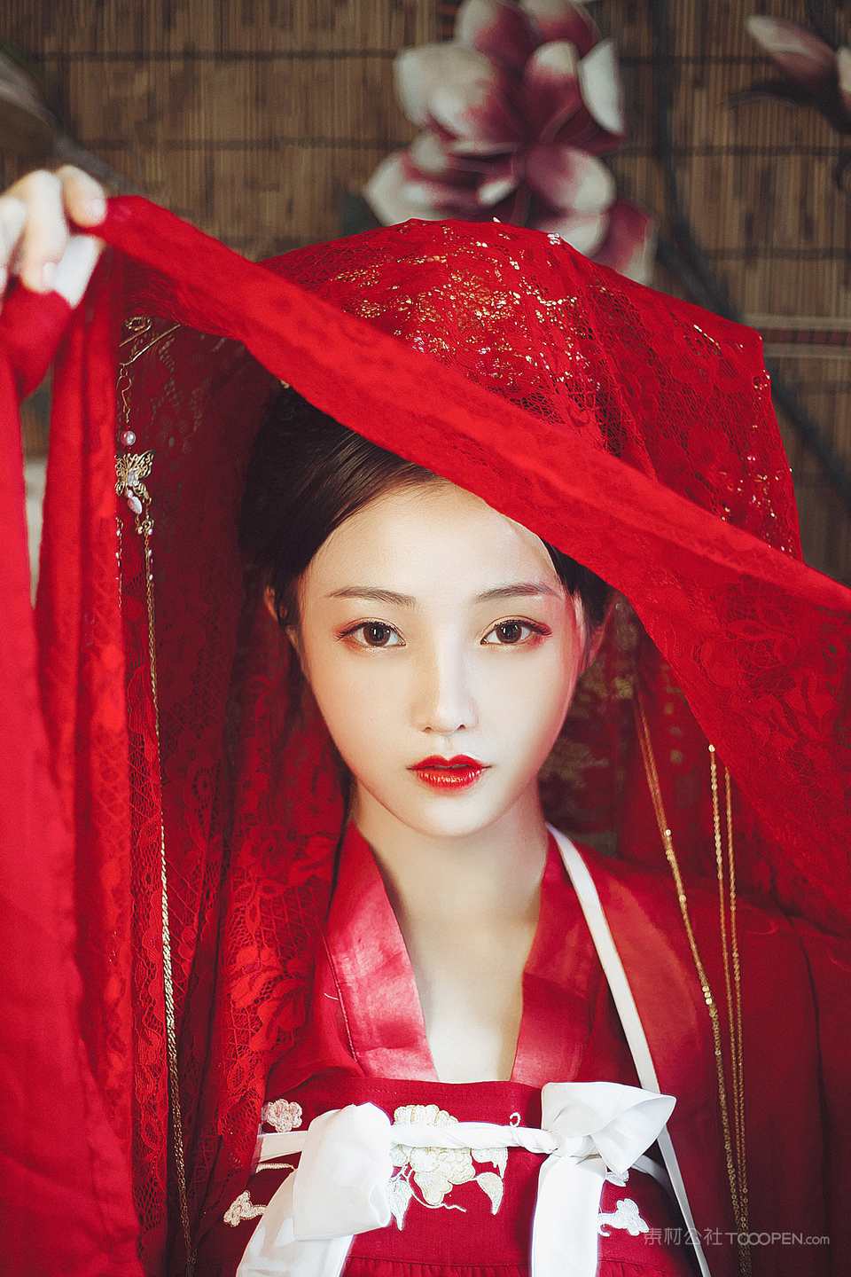 古装汉服新娘美女图片