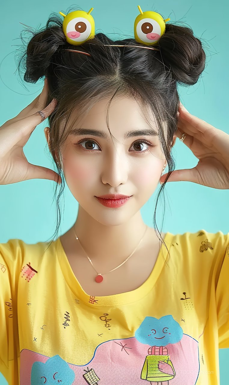 时尚彩妆女性魅力美白青春美容美女端庄高雅