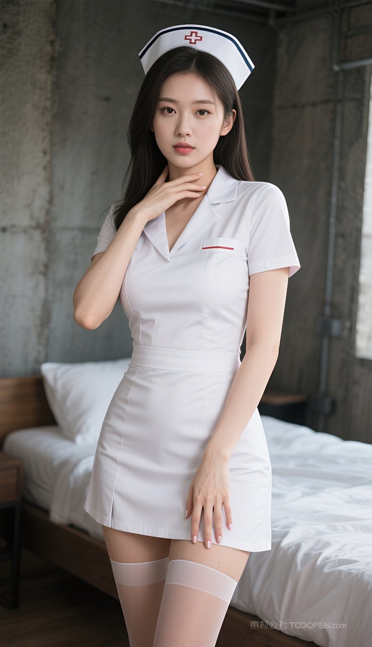 长腿少女美女制服写真短裙美腿模特丝袜