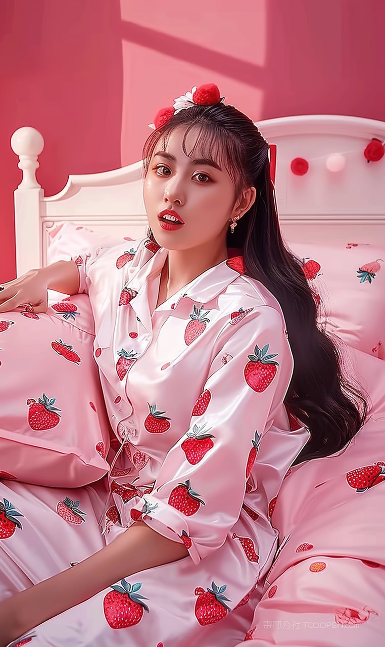 清纯彩妆美女美容时尚魅力青春活力优美少女