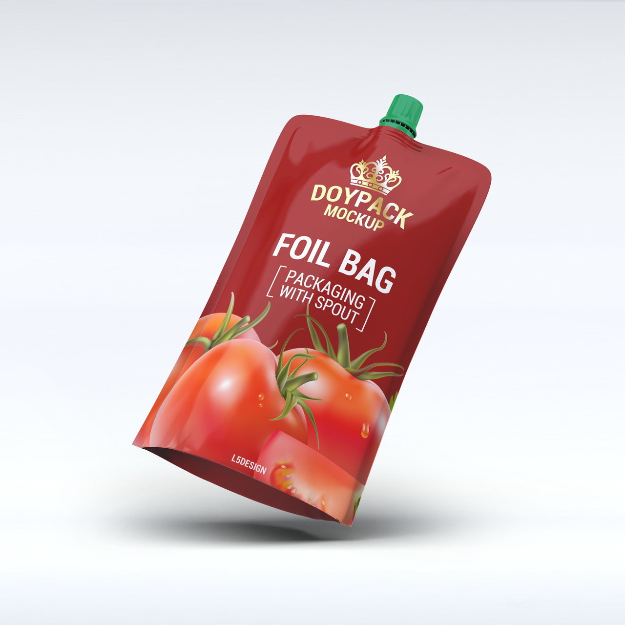 番茄饮料包装袋样机