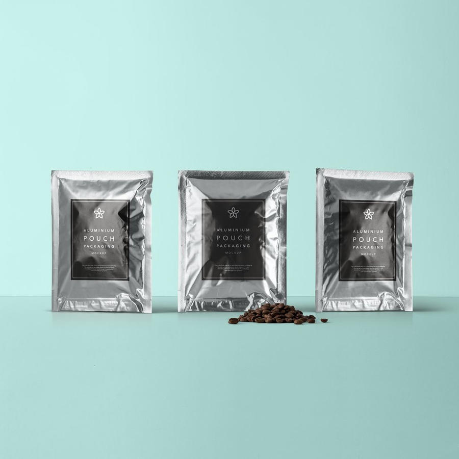 食品包装袋样机效果图展示密封袋