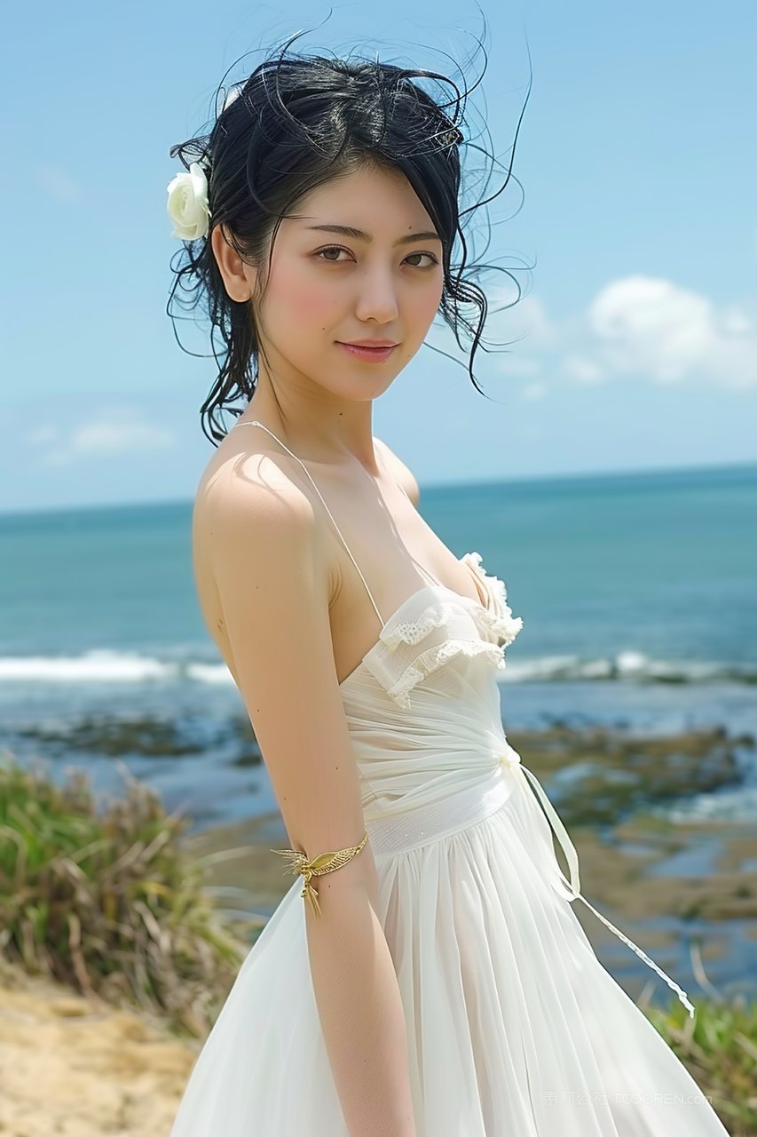 清纯魅力美容优美时尚青春年轻彩妆美女女性