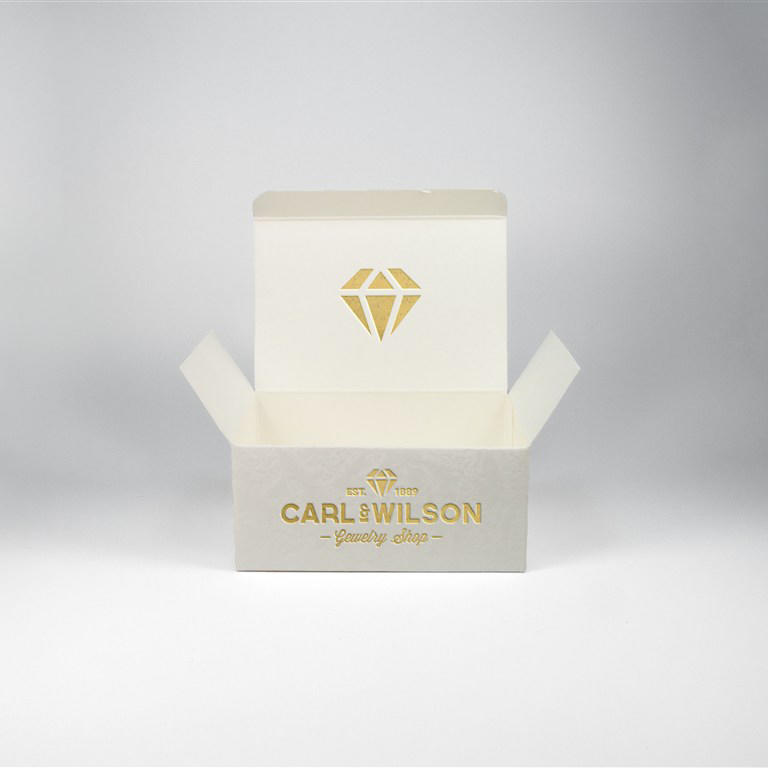 饰品烫金包装盒样机