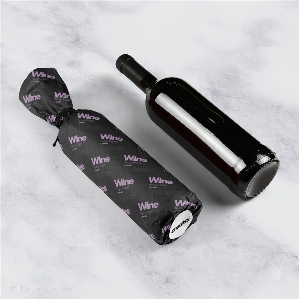 红酒包装样机