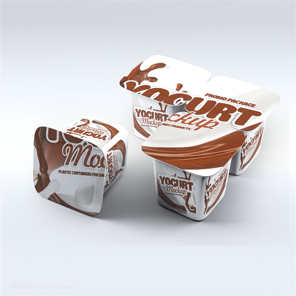 酸奶包装样机