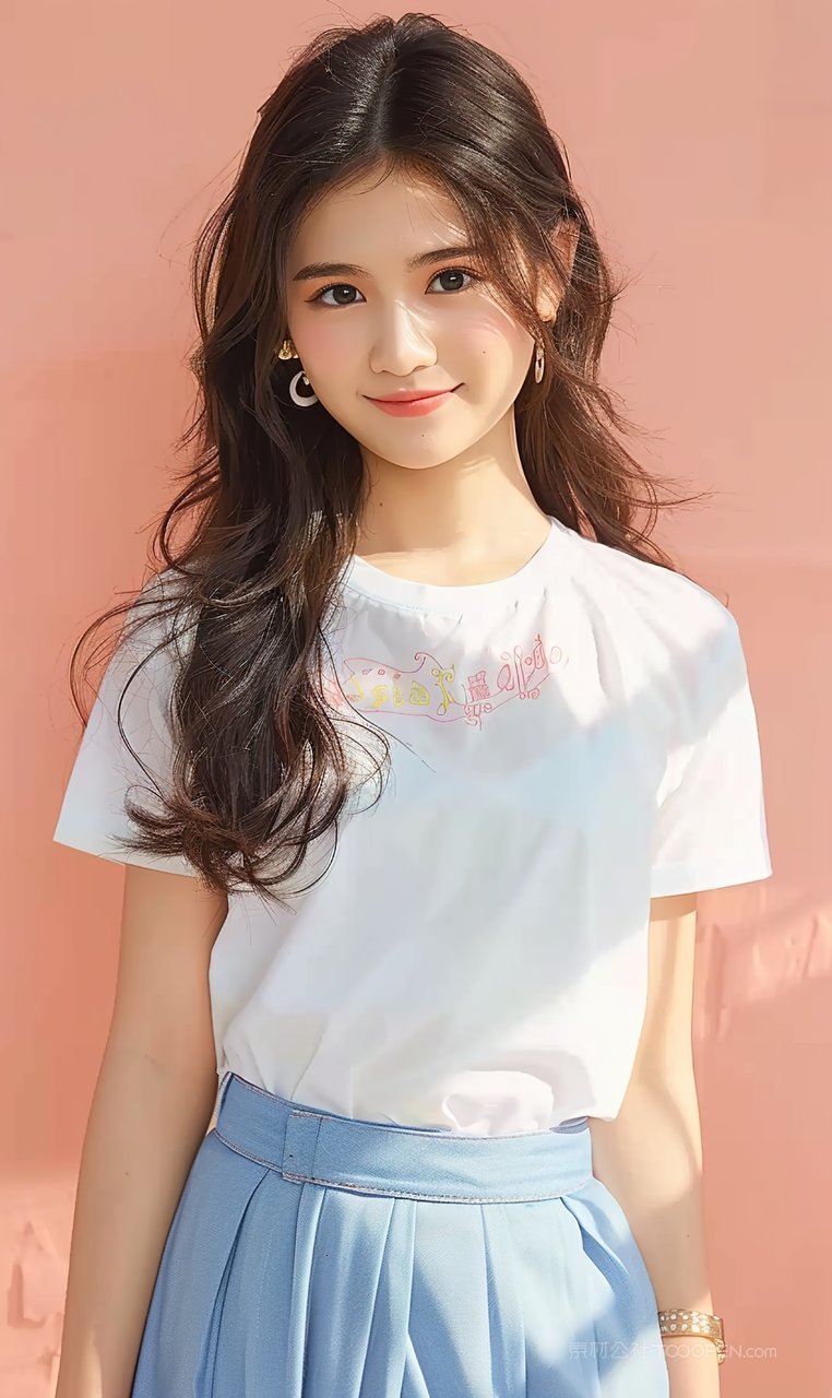 彩妆美白时尚美女女性个性护肤清纯青年