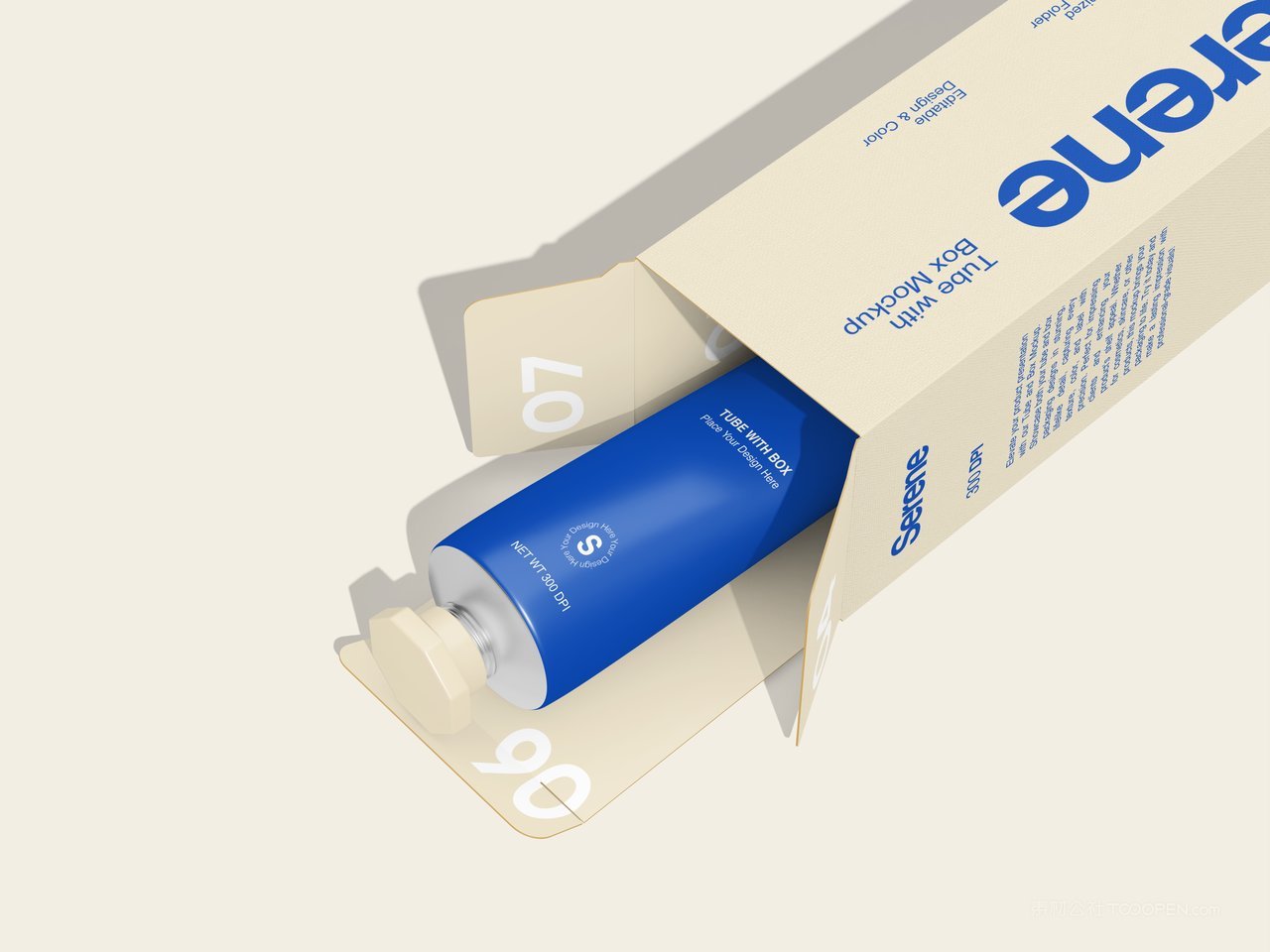 面霜护肤品管样机