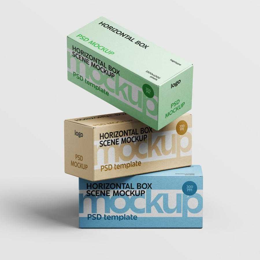 产品包装盒样机