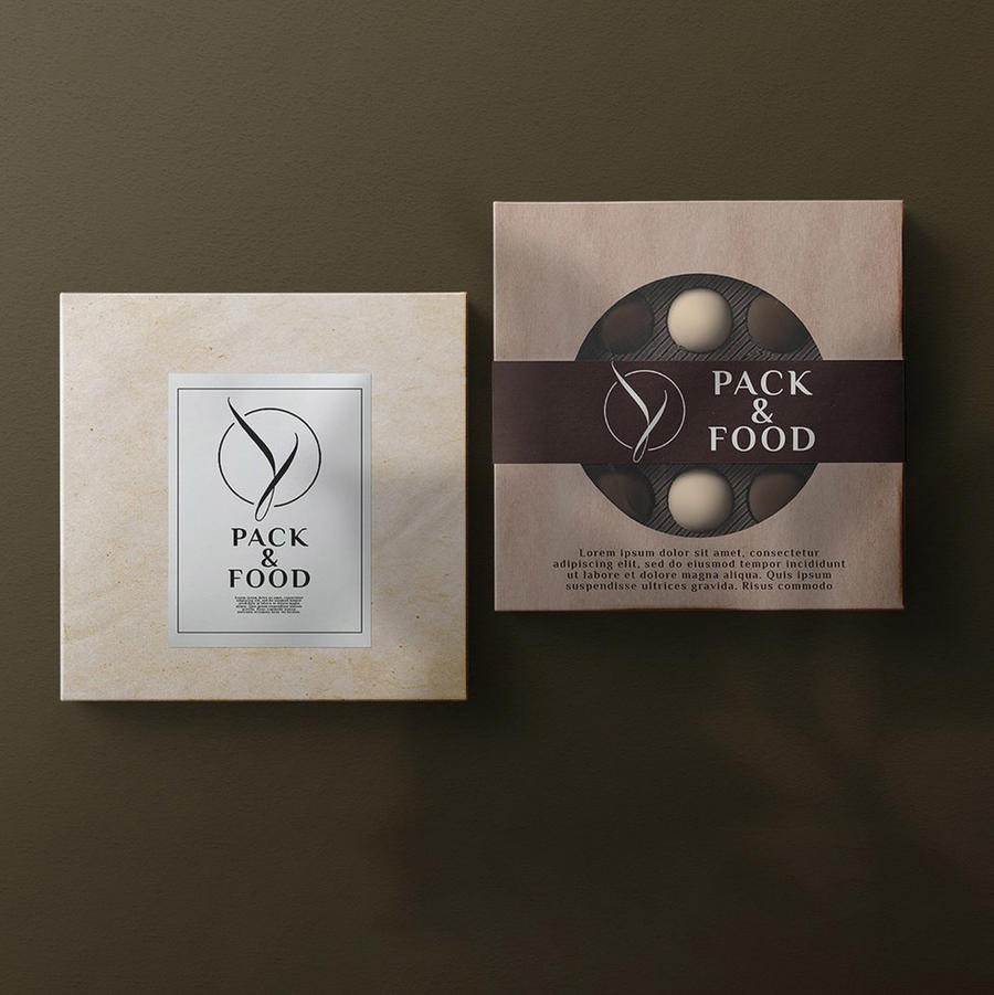 产品包装纸盒样机