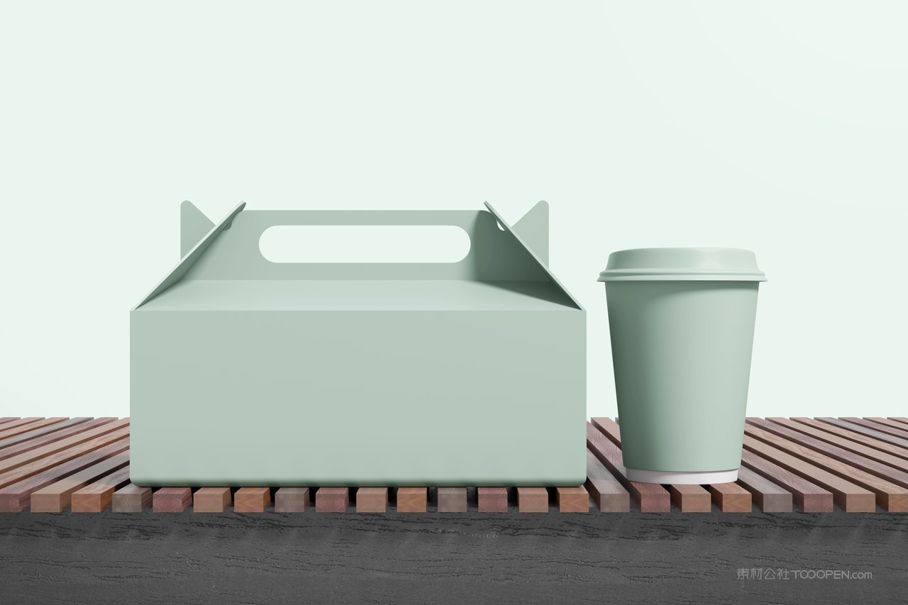 外卖纸包装样机