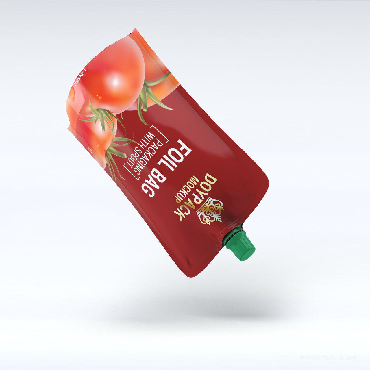 番茄味饮品袋样机