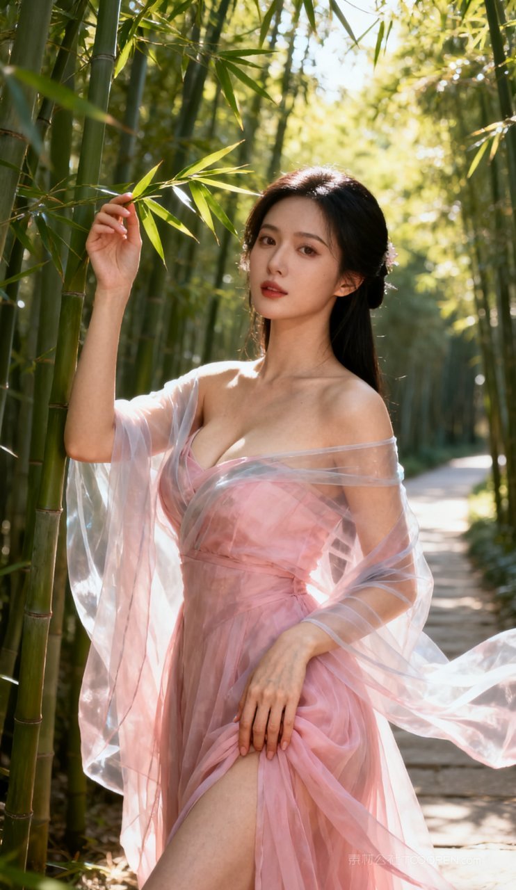 古风美艳女性摄影美女汉服性感丰腴