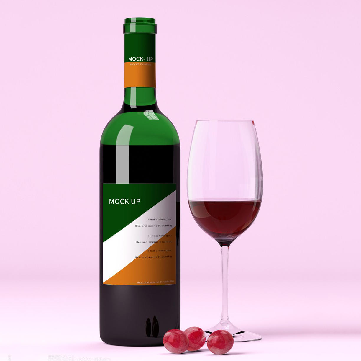 酒瓶样机素材
