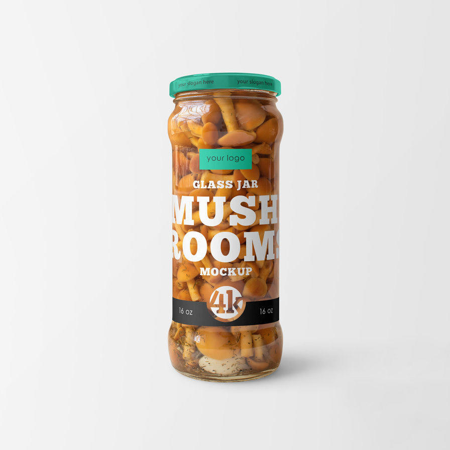 透明玻璃罐样机