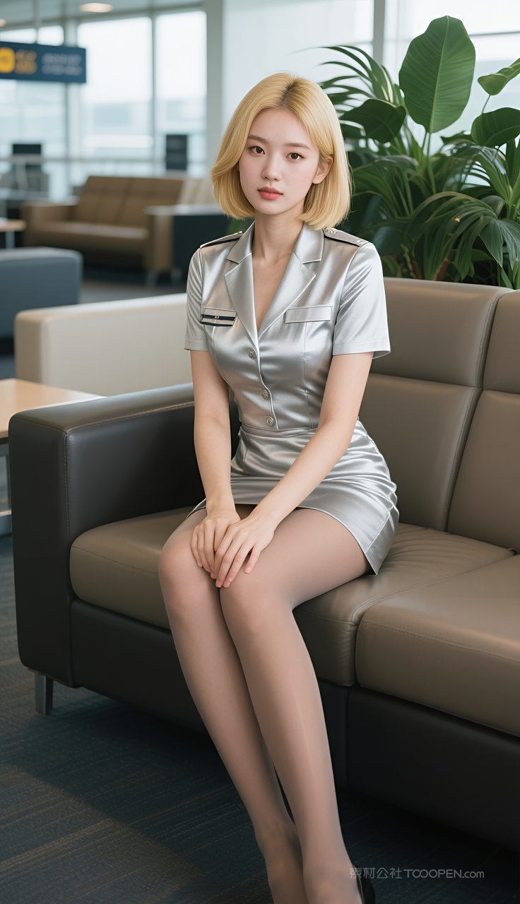 丝袜美女迷人性感短裙模特欧美长腿