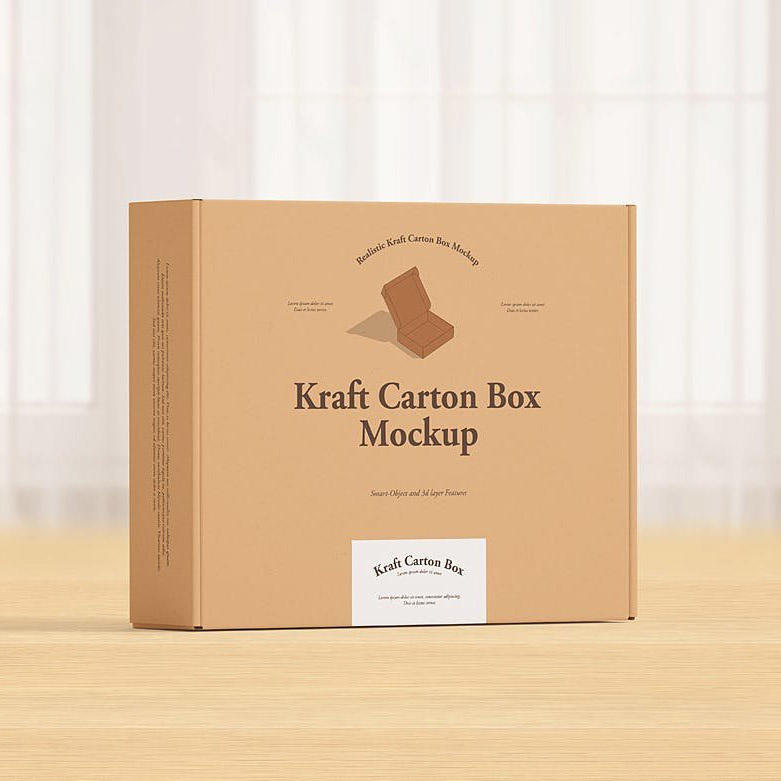 快递包装箱样机