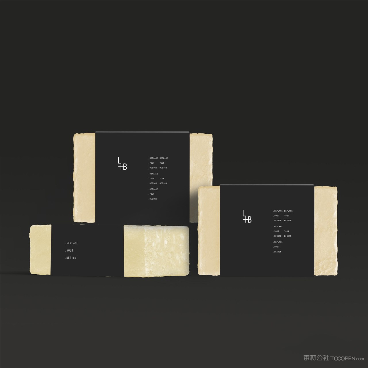 香皂精油皂手工皂包装贴图样机