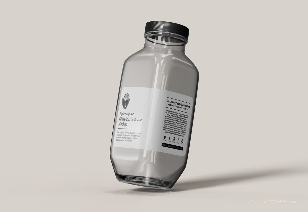 饮料玻璃瓶样机