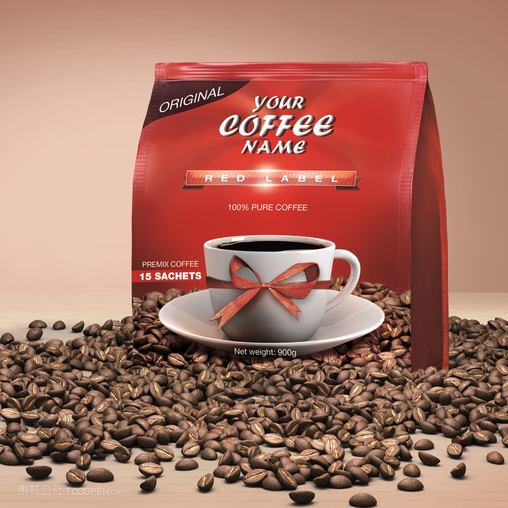 咖啡袋食品袋产品袋子包装样机