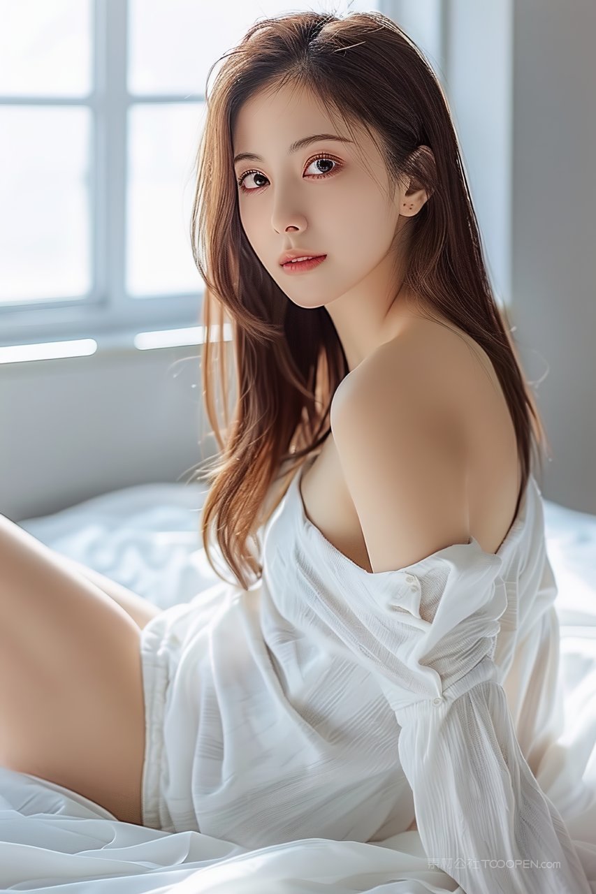 活力优美年轻少女美女彩妆青春女性优雅